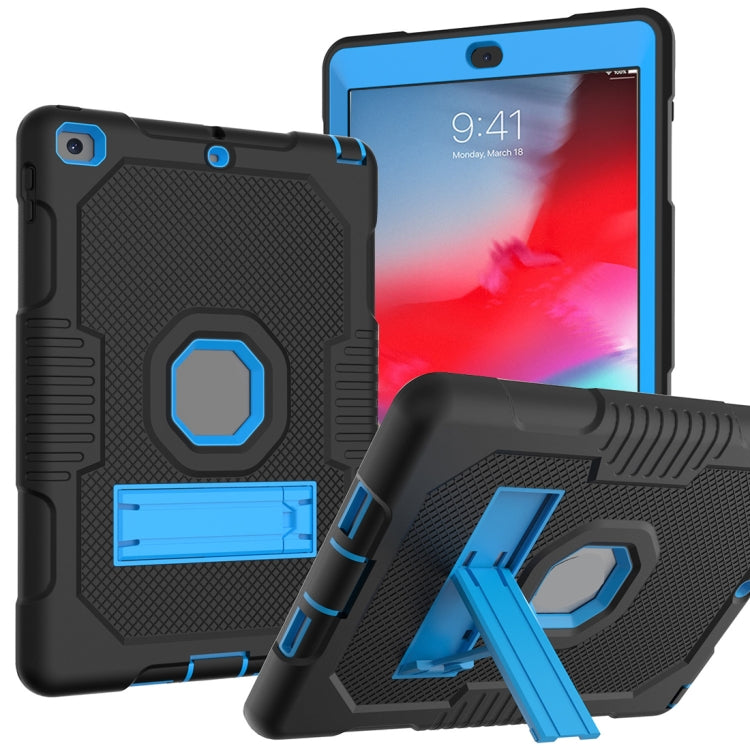 Contrast Color Robot Shockproof Silicone + PC Protective Case with Holder, For iPad Pro 12.9 inch (2018/2020), For iPad 9.7 (2017/2018), For Samsung Galaxy Tab S6 Lite P610