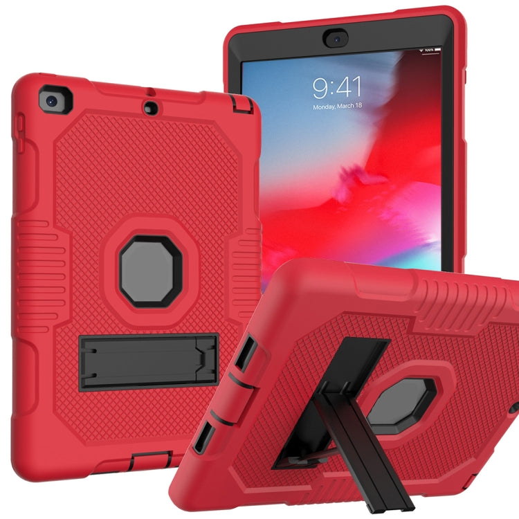 Contrast Color Robot Shockproof Silicone + PC Protective Case with Holder, For iPad Pro 12.9 inch (2018/2020), For iPad 9.7 (2017/2018), For Samsung Galaxy Tab S6 Lite P610