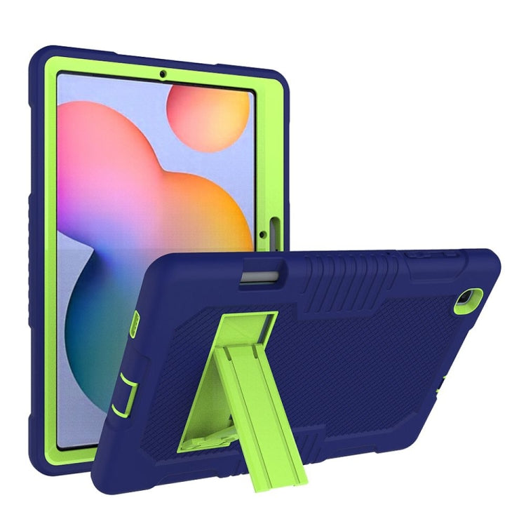 Contrast Color Robot Shockproof Silicone + PC Protective Case with Holder, For Samsung Galaxy Tab S6 Lite P610