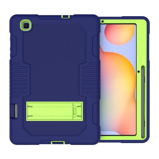Contrast Color Robot Shockproof Silicone + PC Protective Case with Holder, For Samsung Galaxy Tab S6 Lite P610