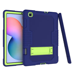 Contrast Color Robot Shockproof Silicone + PC Protective Case with Holder, For Samsung Galaxy Tab S6 Lite P610