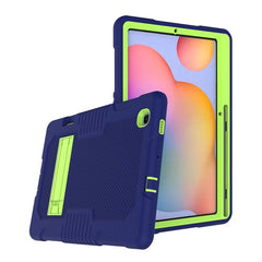 Contrast Color Robot Shockproof Silicone + PC Protective Case with Holder, For Samsung Galaxy Tab S6 Lite P610