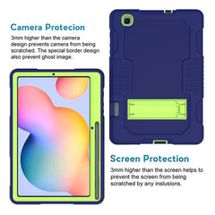 Contrast Color Robot Shockproof Silicone + PC Protective Case with Holder, For Samsung Galaxy Tab S6 Lite P610