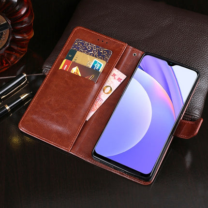 idewei Crazy Horse Texture Horizontal Flip Leather Case with Holder & Card Slots & Wallet, For Xiaomi Redmi 9T, For Xiaomi Redmi Note 9T 5G, For vivo iQOO U3