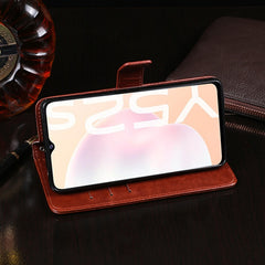 idewei Crazy Horse Texture Horizontal Flip Leather Case with Holder & Card Slots & Wallet, For vivo iQOO U3, For Xiaomi Mi 10i 5G, For ZTE Zmax 10