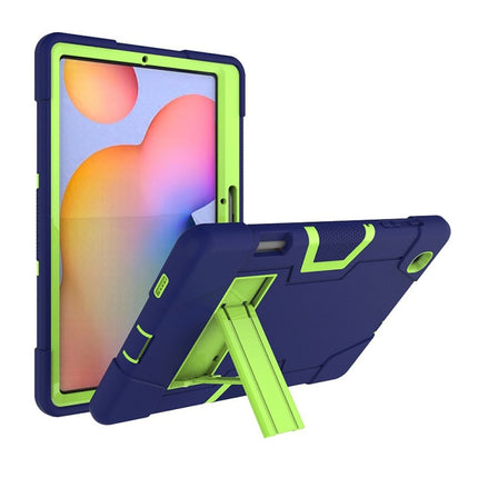 Contrast Color Robot Shockproof Silicon + PC Protective Case with Holder, For Samsung Galaxy Tab S6 Lite P610, For Samsung Galaxy Tab A 8.4 (2020) T307