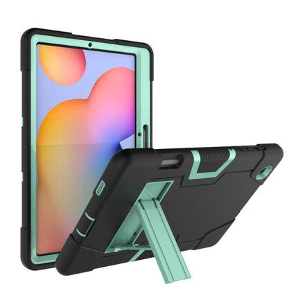 Contrast Color Robot Shockproof Silicon + PC Protective Case with Holder, For Samsung Galaxy Tab S6 Lite P610, For Samsung Galaxy Tab A 8.4 (2020) T307
