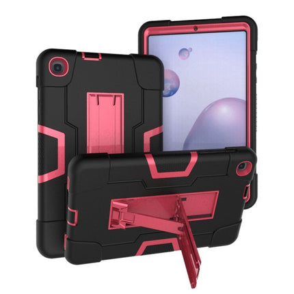 Contrast Color Robot Shockproof Silicon + PC Protective Case with Holder, For Samsung Galaxy Tab S6 Lite P610, For Samsung Galaxy Tab A 8.4 (2020) T307