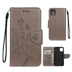 Butterfly Flower Pattern Horizontal Flip Leather Case with Holder & Card Slots & Wallet, For iPhone 11 Pro, For iPhone 11, For iPhone 11 Pro Max