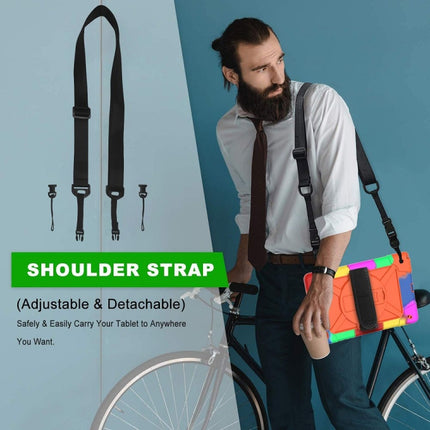 Contrast Color Silicone + PC Combination Case with Holder, For Samsung Galaxy Tab A7 10.4 (2020) T500