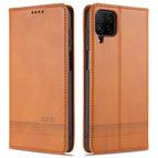 For Samsung Galaxy A12 / Light Brown