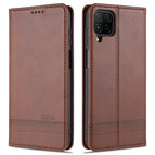 For Samsung Galaxy A12 / Dark Brown