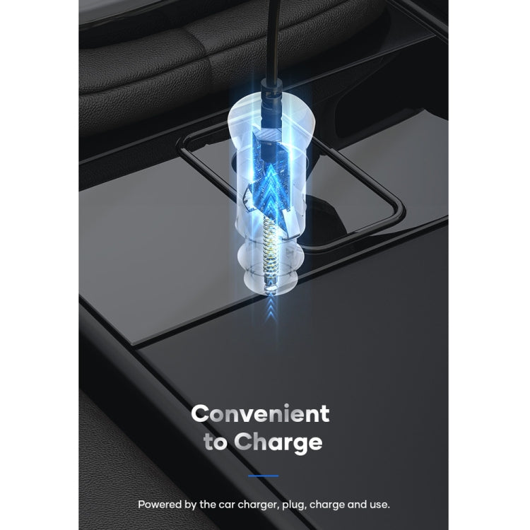 Rock Multi-function Portable LED Digital Display Car Air Pump, Rock