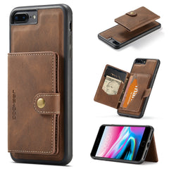 JEEHOOD Retro Magnetic Detachable Protective Case with Wallet & Card Slot & Holder, For iPhone 8 Plus & 7 Plus, For iPhone SE 2022 / SE 2020 & 8 & 7, For iPhone X / XS, For iPhone XR, For iPhone XS Max, For iPhone 11 Pro