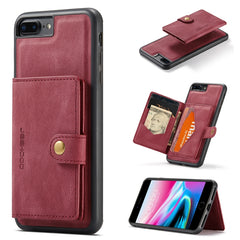 JEEHOOD Retro Magnetic Detachable Protective Case with Wallet & Card Slot & Holder, For iPhone 8 Plus & 7 Plus, For iPhone SE 2022 / SE 2020 & 8 & 7, For iPhone X / XS, For iPhone XR, For iPhone XS Max, For iPhone 11 Pro