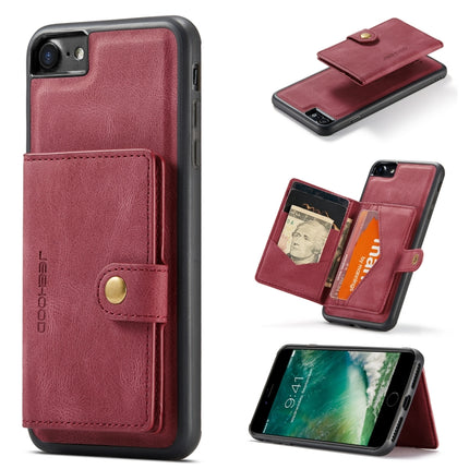 JEEHOOD - Funda protectora magnética desmontable retro con ranura para billetera, tarjeta y soporte, para iPhone 8 Plus y 7 Plus, para iPhone SE 2022/SE 2020 y 8 y 7, para iPhone X/XS, para iPhone XR, para iPhone XS Max, para iPhone 11 Pro