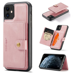 JEEHOOD Retro Magnetic Detachable Protective Case with Wallet & Card Slot & Holder, For iPhone 11, For iPhone 11 Pro Max