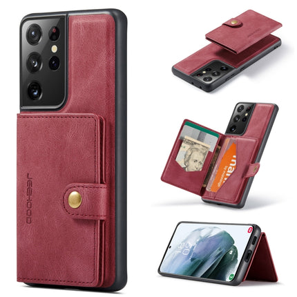 JEEHOOD Retro Magnetic Detachable Protective Case with Wallet & Card Slot & Holder, For Samsung Galaxy Note20, For Samsung Galaxy S21 5G, For Samsung Galaxy S21+ 5G, For Samsung Galaxy S21 Ultra 5G
