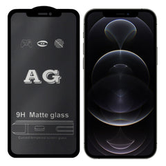 AG Matte Frosted Full Cover Tempered Glass Film, For iPhone 12 mini, For iPhone 12 / 12 Pro, For iPhone 12 Pro Max