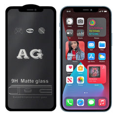 AG Matte Frosted Full Cover Tempered Glass Film, For iPhone 12 mini, For iPhone 12 / 12 Pro, For iPhone 12 Pro Max