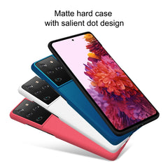 NILLKIN Frosted Concave-convex Texture PC Protective Case, For Samsung Galaxy S21 Ultra 5G