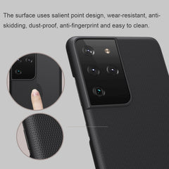 NILLKIN Frosted Concave-convex Texture PC Protective Case, For Samsung Galaxy S21 Ultra 5G