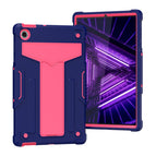 For Lenovo M10 Plus TB-X606F / Navy Blue + Rose Red