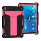 For Lenovo M10 FHD REL TB-X605F / Black + Rose Red