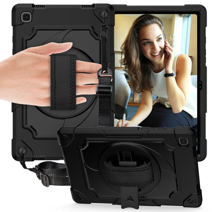 360 Degree Rotation Turntable Contrast Color Robot Shockproof Silicone + PC Protective Case with Holder