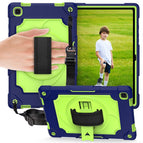 For Samsung Galaxy Tab A7 10.4 (2020)/T500 / Navy Blue + Yellow Green
