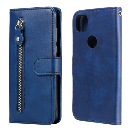 Fashion Calf Texture Zipper Horizontal Flip Leather Case with Holder & Card Slots & Wallet, For OPPO F17 Pro / A93, For OPPO Realme 5 / 5s / C3, For Google Pixel 4a 4G, For Google Pixel 5 XL / Pixel 4a 5G