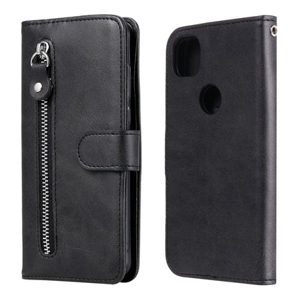 Fashion Calf Texture Zipper Horizontal Flip Leather Case with Holder & Card Slots & Wallet, For OPPO F17 Pro / A93, For OPPO Realme 5 / 5s / C3, For Google Pixel 4a 4G, For Google Pixel 5 XL / Pixel 4a 5G