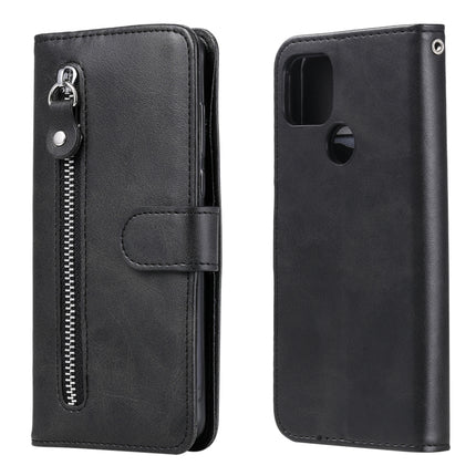 Fashion Calf Texture Zipper Horizontal Flip Leather Case with Holder & Card Slots & Wallet, For OPPO F17 Pro / A93, For OPPO Realme 5 / 5s / C3, For Google Pixel 4a 4G, For Google Pixel 5 XL / Pixel 4a 5G