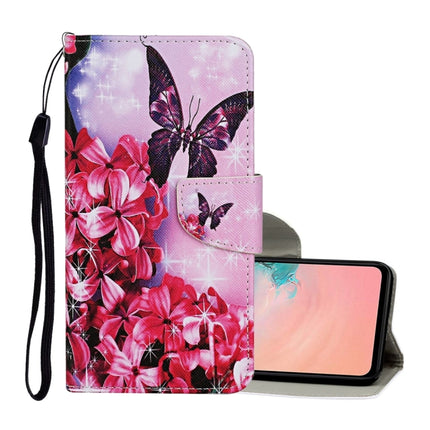 Colored Drawing Pattern Horizontal Flip Leather Case with Holder & Card Slots & Wallet & Lanyard