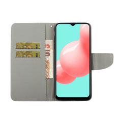 Colored Drawing Pattern Horizontal Flip Leather Case with Holder & Card Slots & Wallet & Lanyard, For Samsung Galaxy A32 5G
