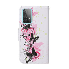 Colored Drawing Pattern Horizontal Flip Leather Case with Holder & Card Slots & Wallet & Lanyard, For Samsung Galaxy A52 5G / 4G