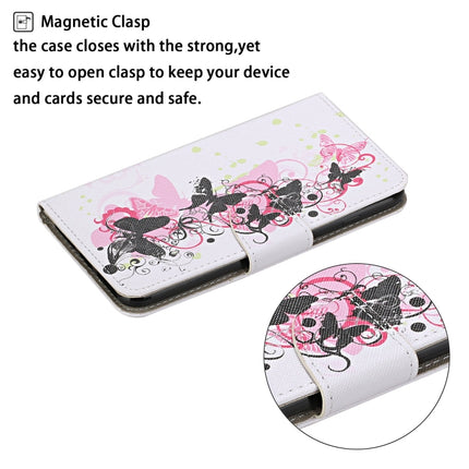 Colored Drawing Pattern Horizontal Flip Leather Case with Holder & Card Slots & Wallet & Lanyard