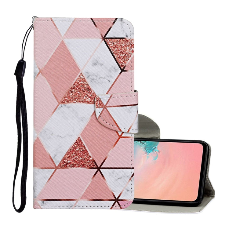 Colored Drawing Pattern Horizontal Flip Leather Case with Holder & Card Slots & Wallet & Lanyard