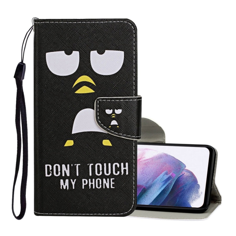Colored Drawing Pattern Horizontal Flip Leather Case with Holder & Card Slots & Wallet & Lanyard