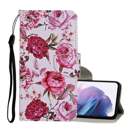 Colored Drawing Pattern Horizontal Flip Leather Case with Holder & Card Slots & Wallet & Lanyard