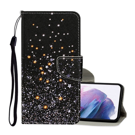 Colored Drawing Pattern Horizontal Flip Leather Case with Holder & Card Slots & Wallet & Lanyard