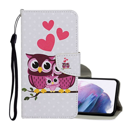 Colored Drawing Pattern Horizontal Flip Leather Case with Holder & Card Slots & Wallet & Lanyard