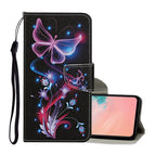 For Samsung Galaxy S21 Ultra 5G / Fluorescent Butterfly