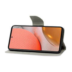 Colored Drawing Pattern Horizontal Flip Leather Case with Holder & Card Slots & Wallet & Lanyard, For Samsung Galaxy A72 5G / 4G