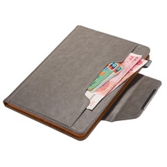 For iPad 10.2 inch Business Style Horizontal Flip Leather Case with Holder & Card Slot & Photo Frame & Wallet