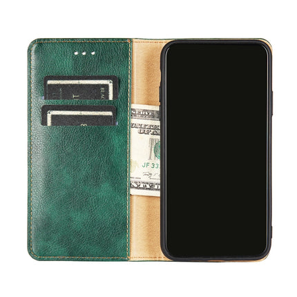 PU + TPU Gloss Oil Solid Color Magnetic Horizontal Flip Leather Case with Holder & Card Slot & Wallet, For Samsung Galaxy S21 Ultra 5G