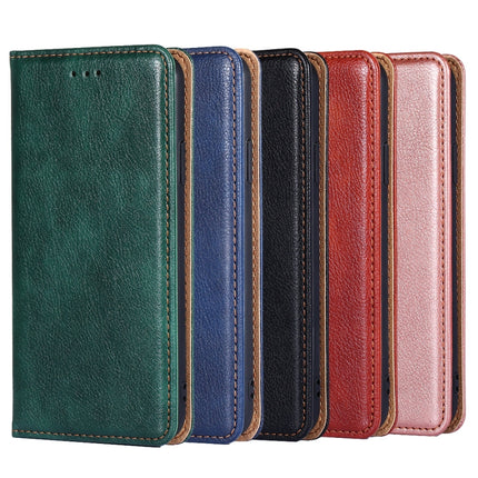 PU + TPU Gloss Oil Solid Color Magnetic Horizontal Flip Leather Case with Holder & Card Slot & Wallet, For Samsung Galaxy S21 Ultra 5G