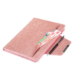 For iPad 10.2 inch Glitter Powder Horizontal Flip Leather Case with Holder & Card Slot & Photo Frame & Wallet, For iPad 10.2 2021 / 2020 / 2019