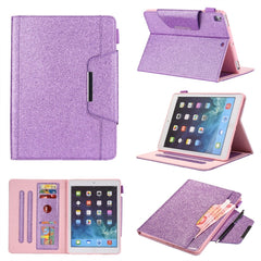 For iPad 10.2 inch Glitter Powder Horizontal Flip Leather Case with Holder & Card Slot & Photo Frame & Wallet, For iPad 10.2 2021 / 2020 / 2019