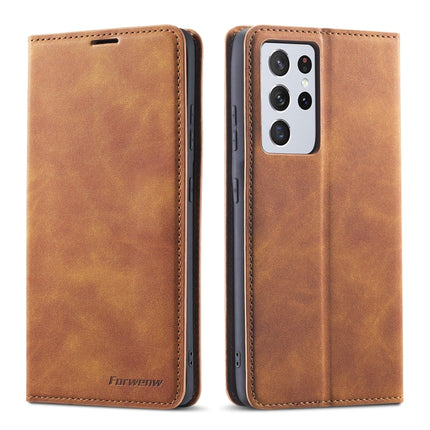 Forwenw Dream Series Oil Edge Strong Magnetism Horizontal Flip Leather Case with Holder & Card Slots & Wallet & Photo Frame, For Samsung Galaxy S21 5G, For Samsung Galaxy S21+ 5G, For Samsung Galaxy S21 Ultra 5G, For Xiaomi Mi 10T Lite�����������������...